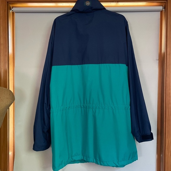 Vintage CB SPORTS TEAMISSUE INTERNATIONAL Two-Tone Windbreaker Jacket SIZE large - Picture 4 of 10